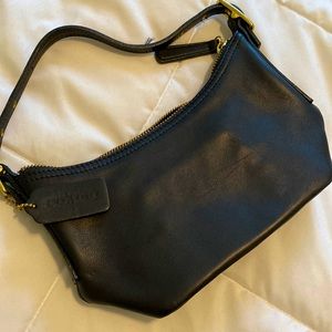 Black small coach purse